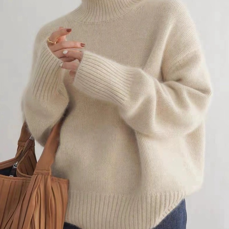 Léa™ | Pull à col roulé doux et confortable