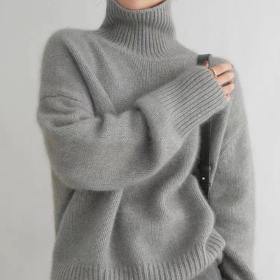 Léa™ | Pull à col roulé doux et confortable