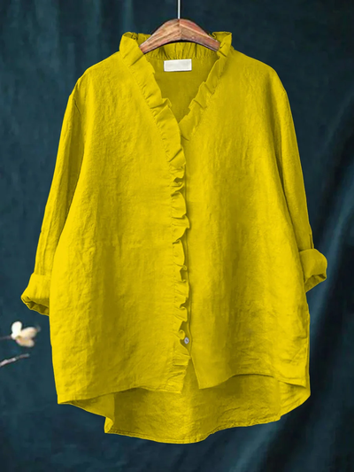 Susan | Ruffled Shirt