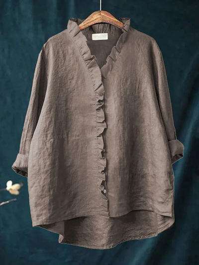 Susan | Ruffled Shirt