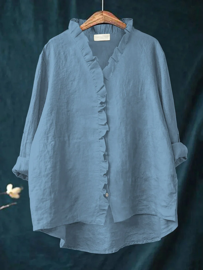 Susan | Ruffled Shirt