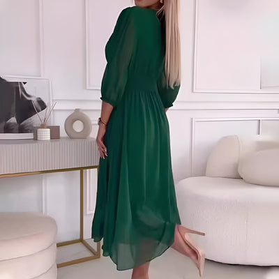 Claudine™ | Robe Légère en Chiffon Soyeux