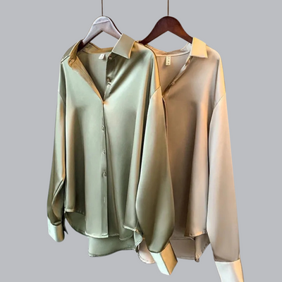 Lorraine™ | Blouse élégante en satin de haute qualité
