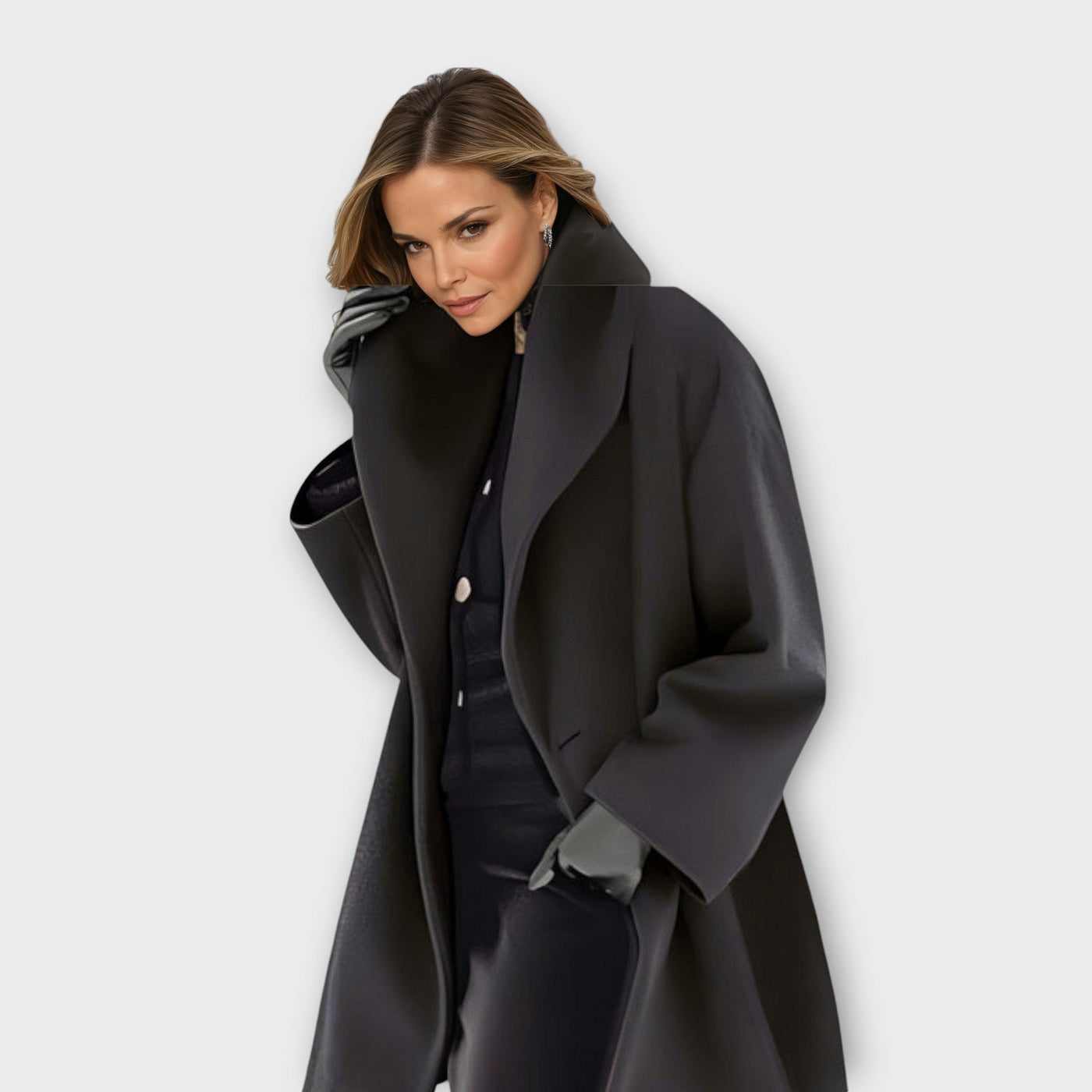 Charlotte - Manteau en laine coupe-vent