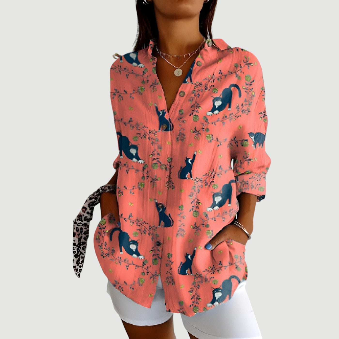Randi™ | Bluse med fargerikt design