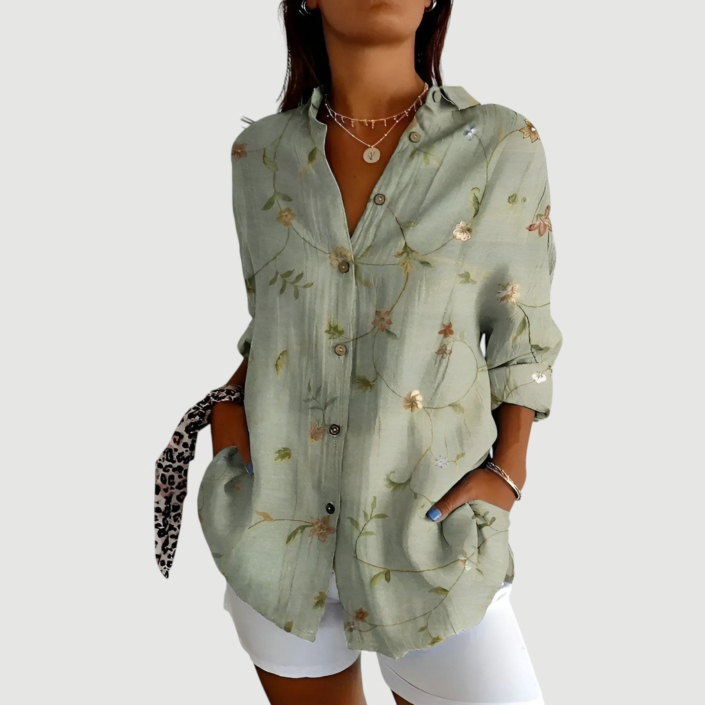 Amalie™ | Bluse med fargerikt design