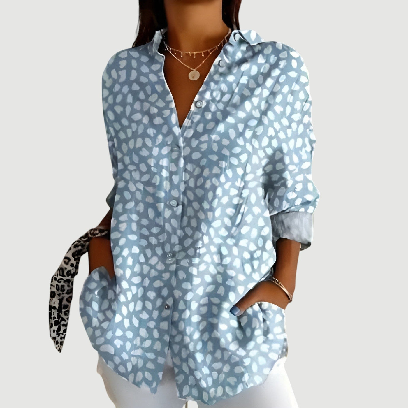 Unni™ | Bluse med fargerikt design