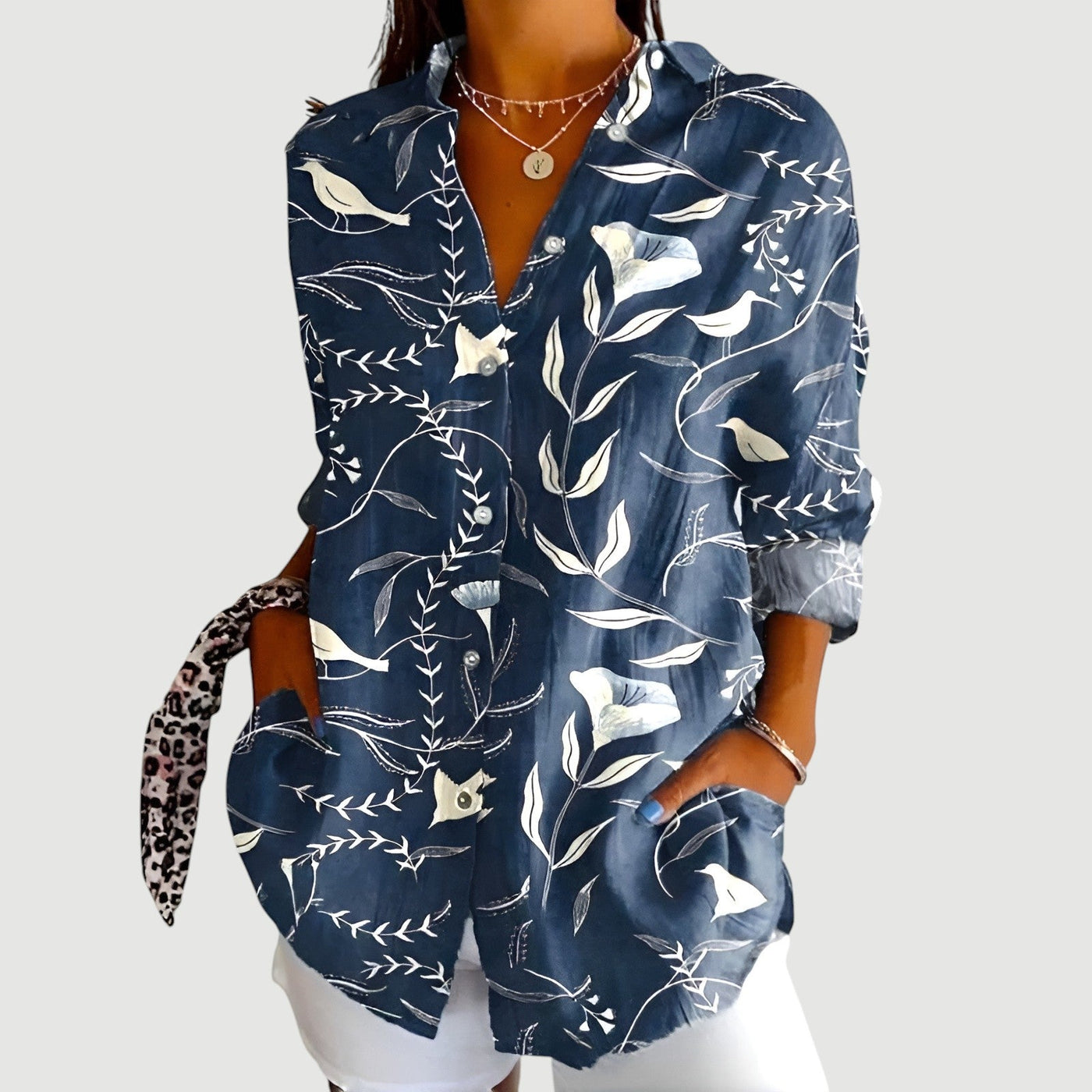 Josefine™ | Bluse med fargerikt design