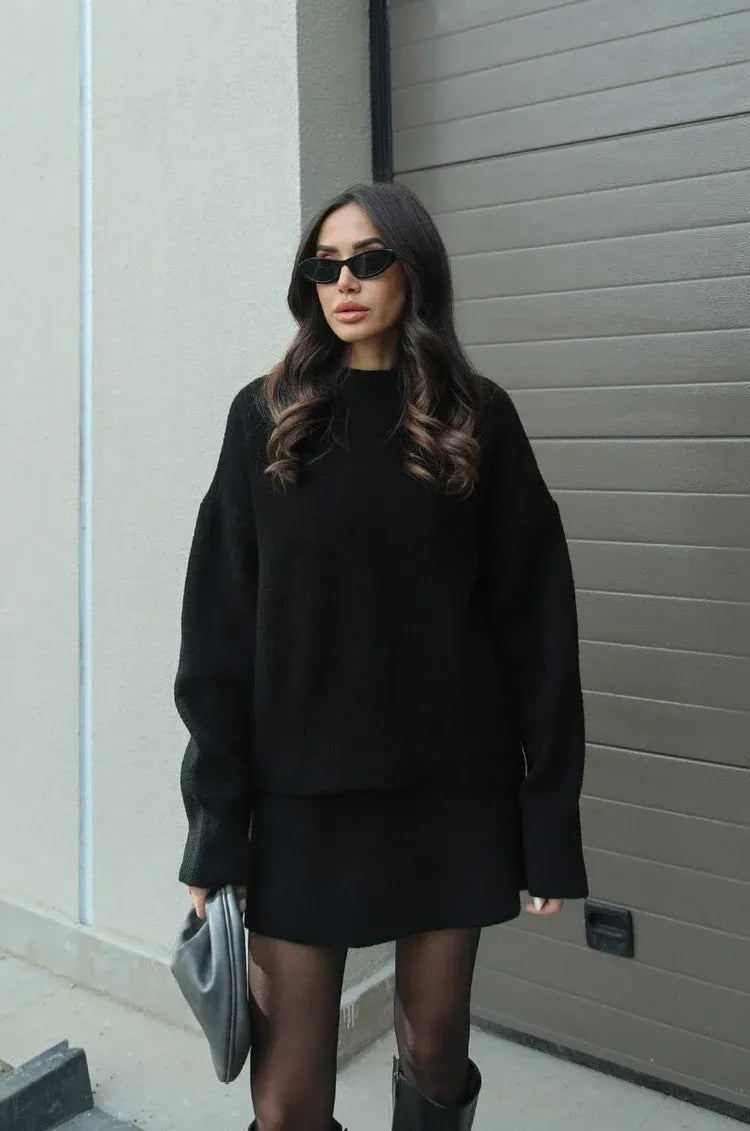 Helena - Knitted skirt Jumper (top + skirt)