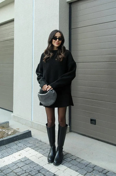 Helena - Knitted skirt Jumper (top + skirt)