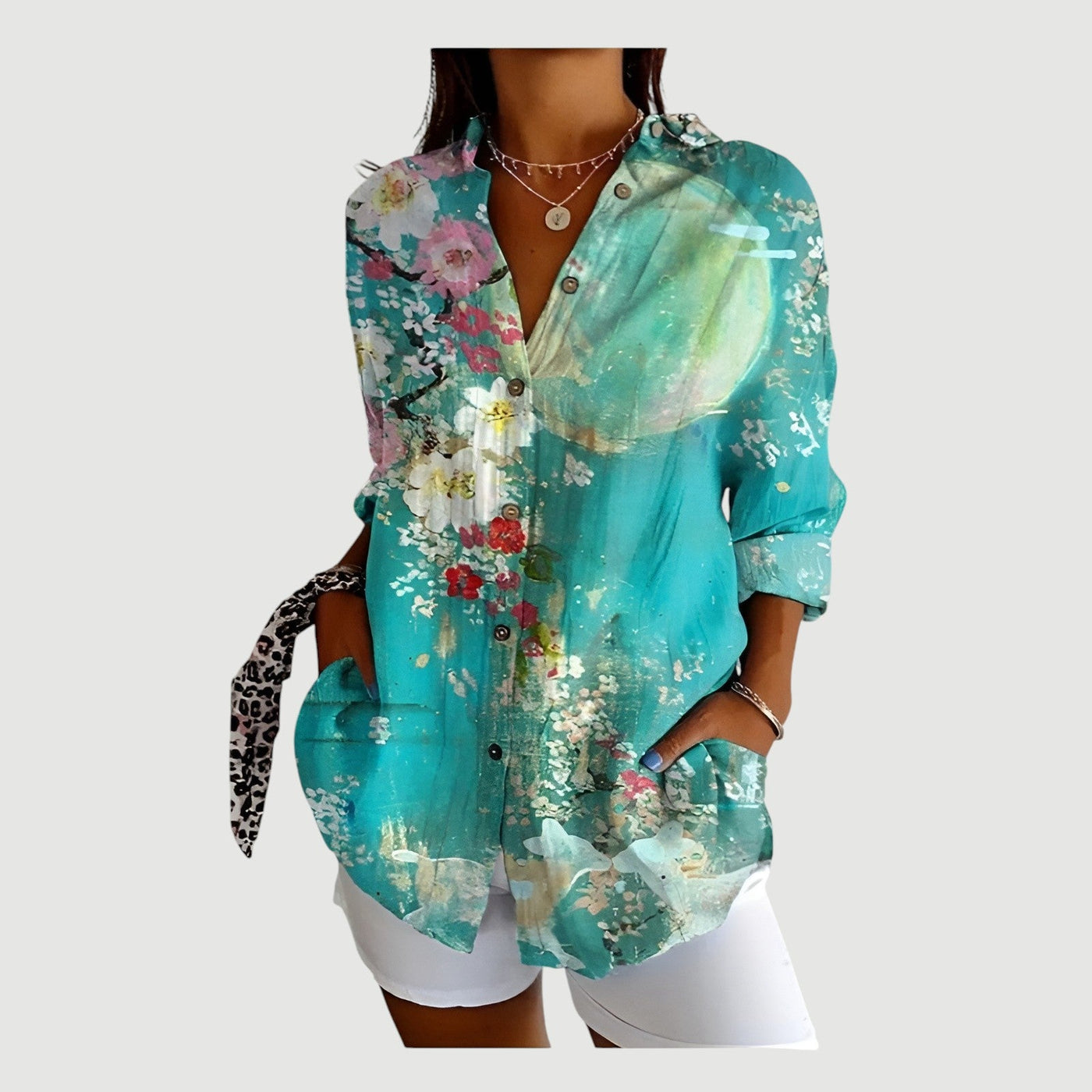 Ella™ | Bluse med fargerikt design