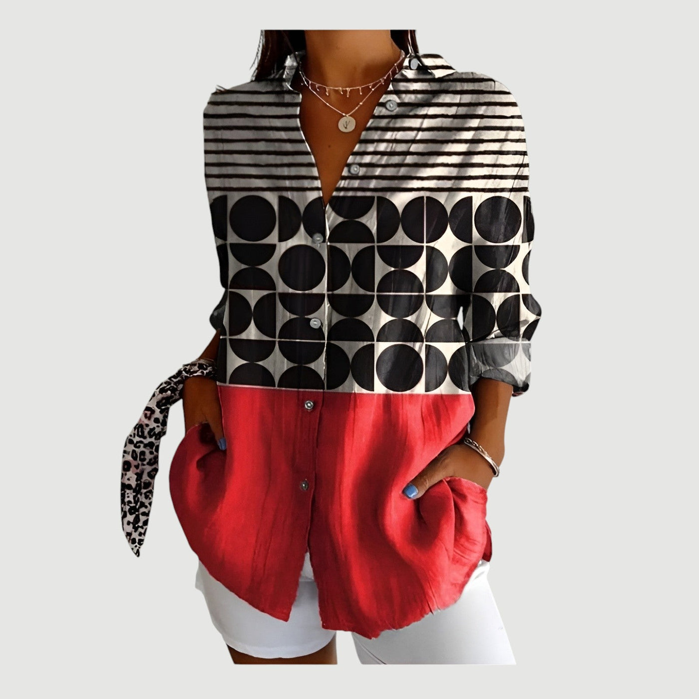 Sigrid™ | Bluse med fargerikt design