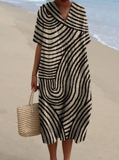 Esme | Optical Stripe Dress
