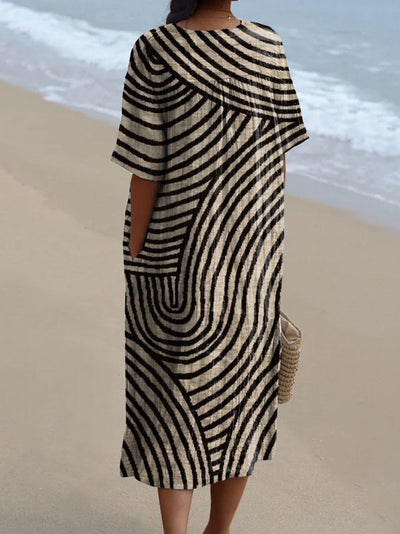 Esme | Optical Stripe Dress