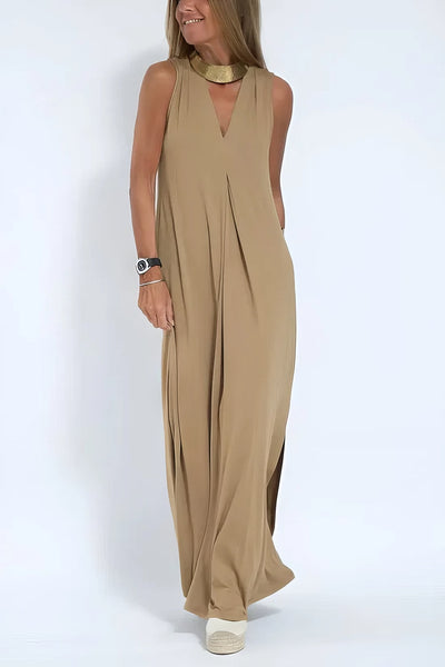Gabrielle - Robe longue élégante + cardigan assorti OFFERT