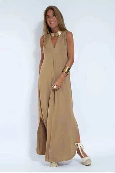 Gabrielle - Robe longue élégante + cardigan assorti OFFERT